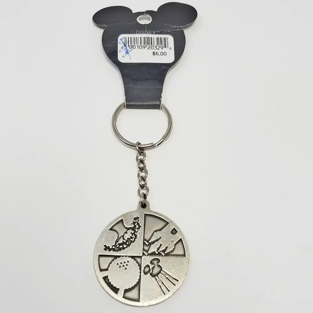 Disney Parks 2000 Celebrate the Future Keychain Vintage